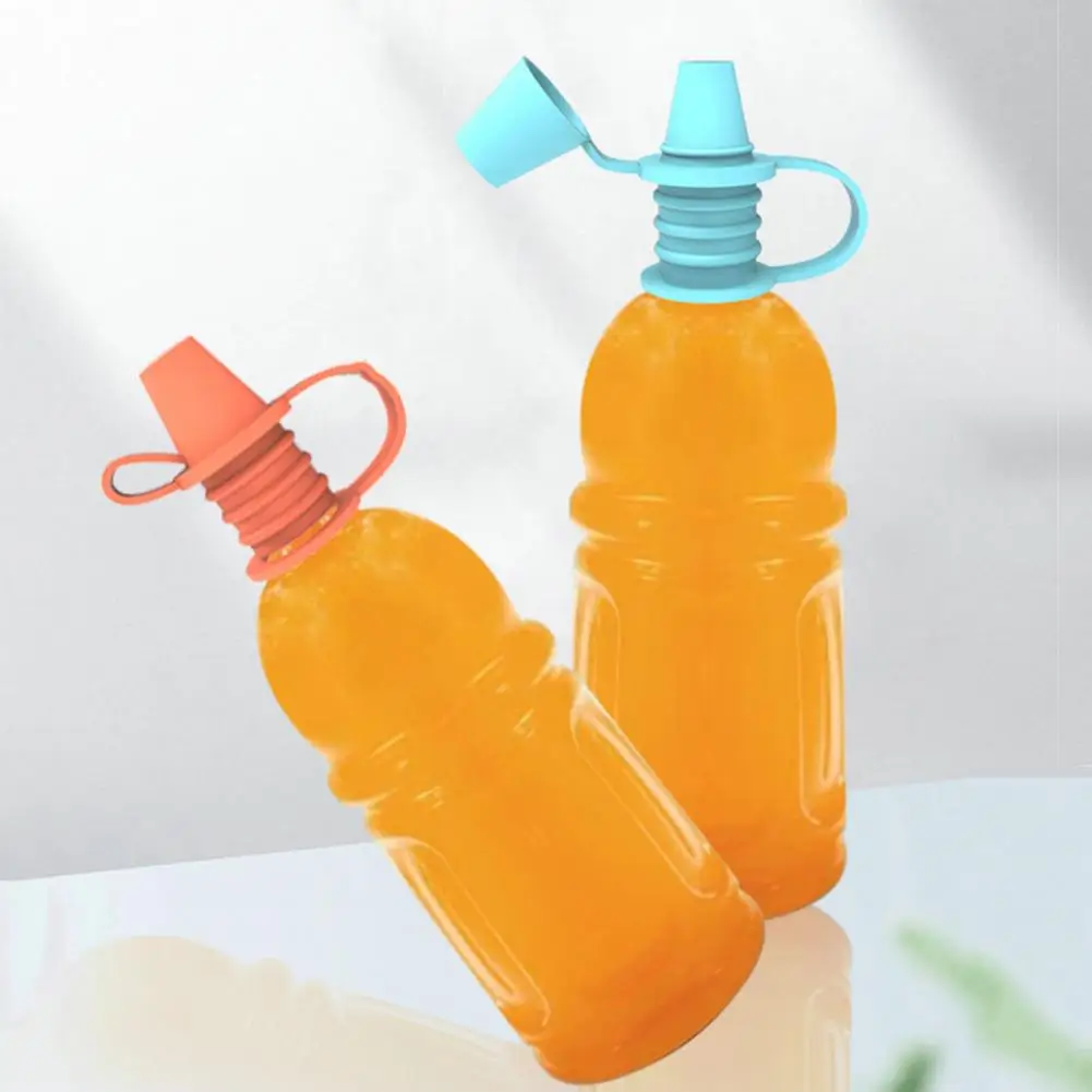 Colorful Water Bottle Spout Adapter for Kids No-Spill Silicone Water Bottle  Spout Adapter Leak-Proof Food Tops D5QA - AliExpress