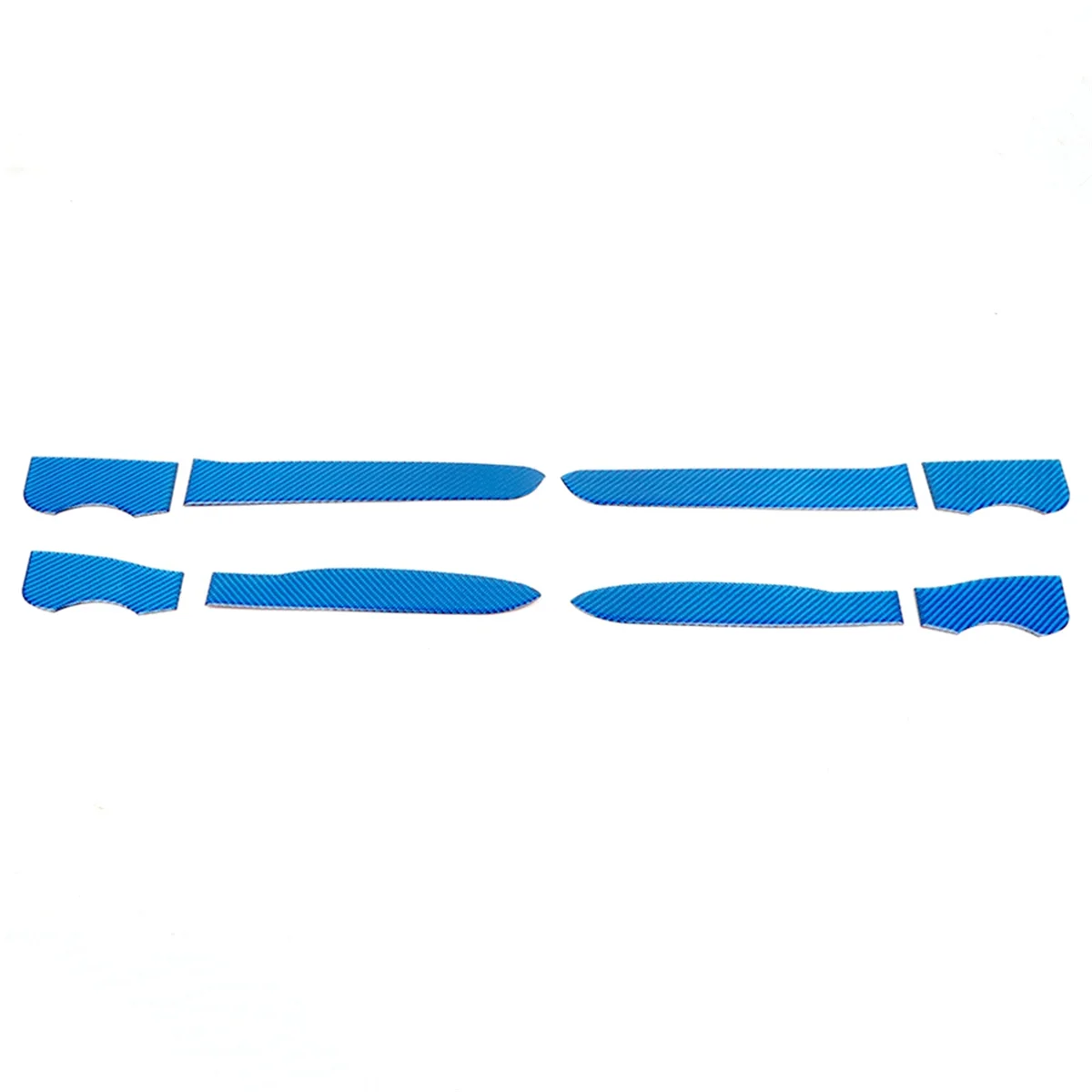 

For Toyota 4Runner 2010-2023 Carbon Fiber Car Door Groove Storage Slot Pad Cover Trim Interior Accessories ,Blue