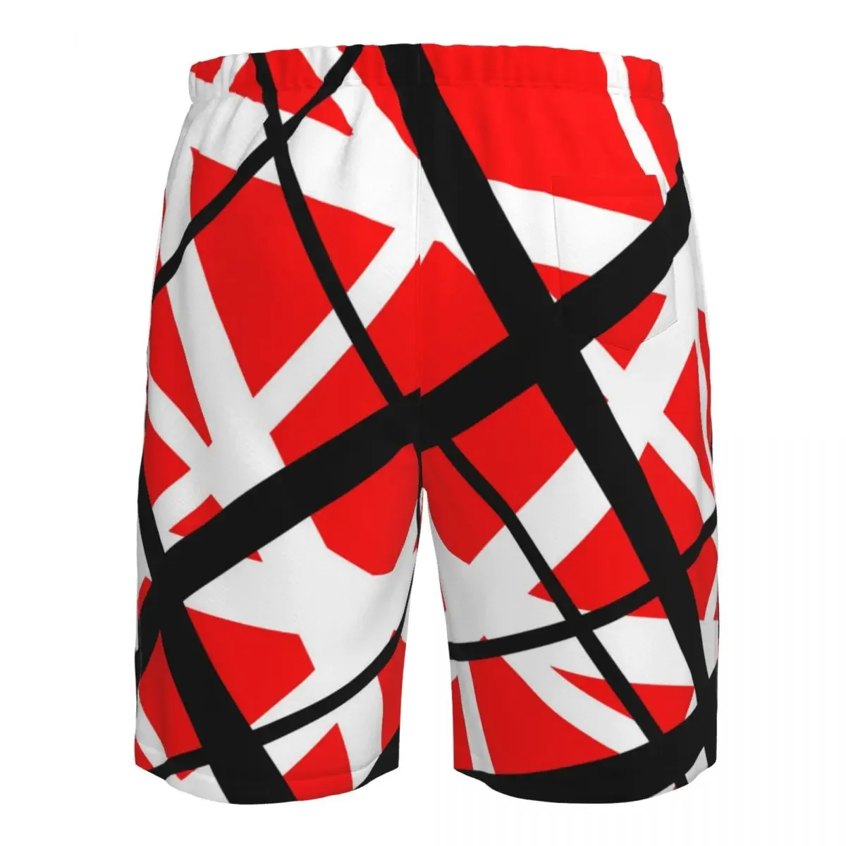 Quick Dry Summer Mens Beach Board Shorts Briefs For Man Swim Trunks Swimming Shorts Beachwear Lines Chaotic Van Halen Board