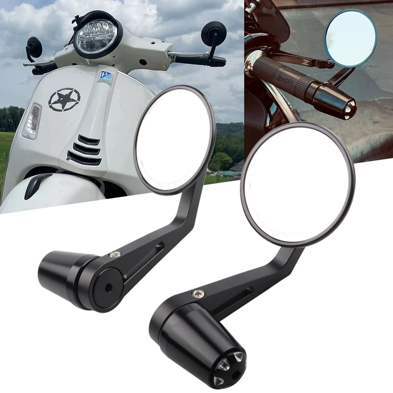 For GTS300 GTV LX150 LXV125 Primavera 125 Sprint 150 Motorcycle Accessories Handle Rearview Mirror Handlebar End Side Mirrors