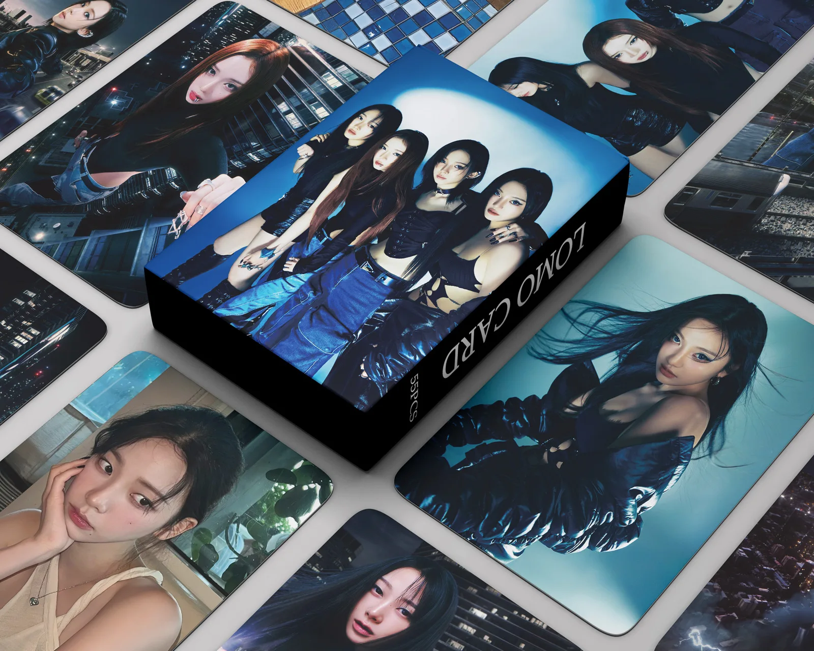 thumbnail image 1 of Treingi 2024 55 piezas/set Idol AE Girl Group NINGNING WINTER KARINA GISELLE Photocard Lomo Card Nuevo álbum Drama Collection Series Regalo, 1 of 5