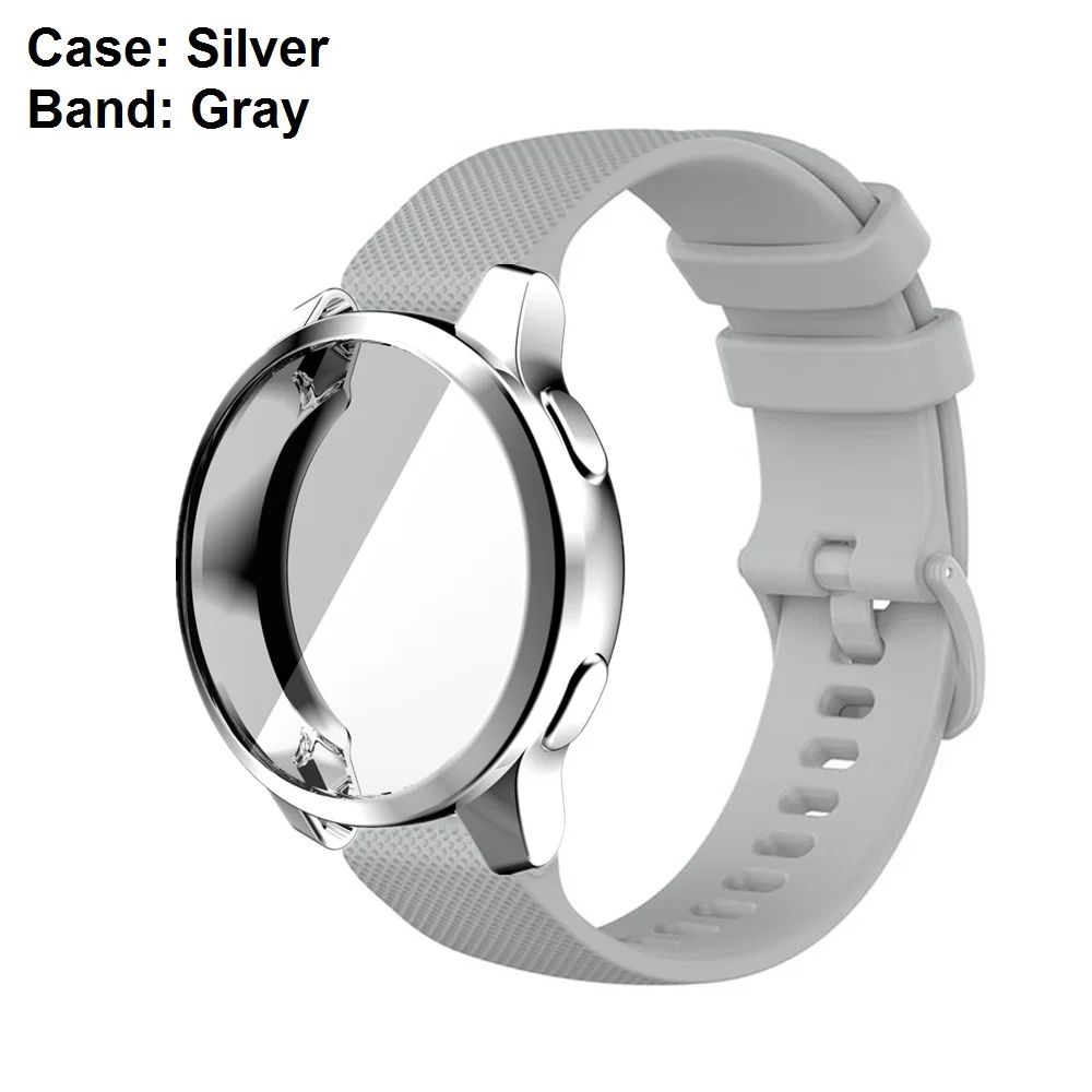 Versatile Silicone Watchband with Protective Case and Strap Combo