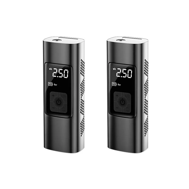

Car Air Pump 6000Mah 12V Led Digital Display Lighting Portable Inflatable Air Pump Car Air Pump Multifunctional Inflator