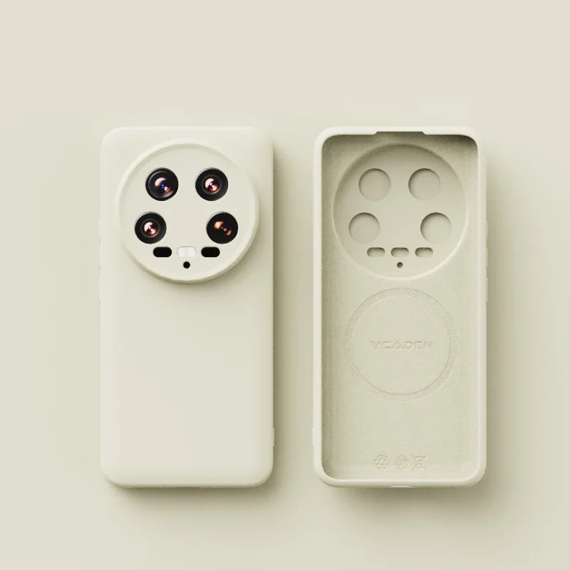 Premium Magnetic Liquid Silicone Shockproof Case with Matte Finish