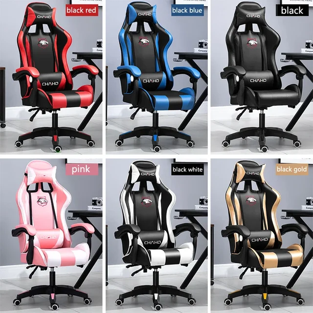 Gaming Computer Chair High-quality Gaming Chair Leather Internet LOL Internet Cafe Racing Chair Office  Gamer New 4
