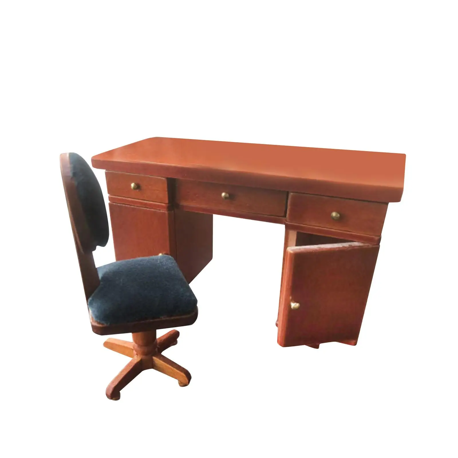 

Miniature Study Office Furniture Set for Pretend Play Diorama Photo Props