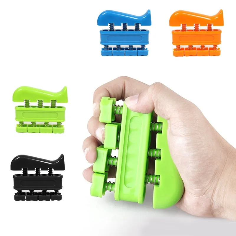 1PC Hand grip finger trainer Strengthener Two-way spring adjustable Power training Piano Guitar finger exercise equipment Home hand strengthener finger trainer finger strength trainer hand grip trainers hand grip exerciser hand exerciser hand trainer