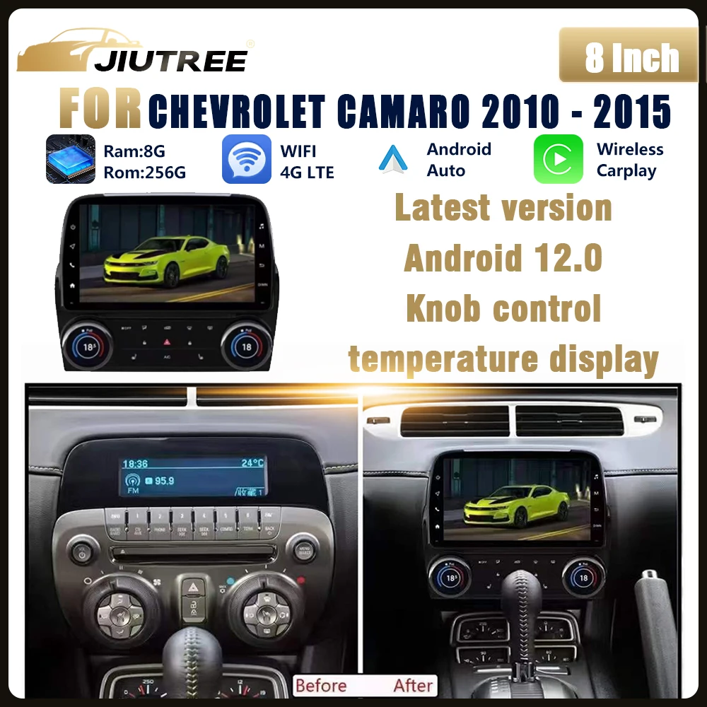 

Android 11 Car Radio 8 inch Car radio For Chevrolet Camaro 2010-2015Multimedia Player GPS Navigation Auto Stereo