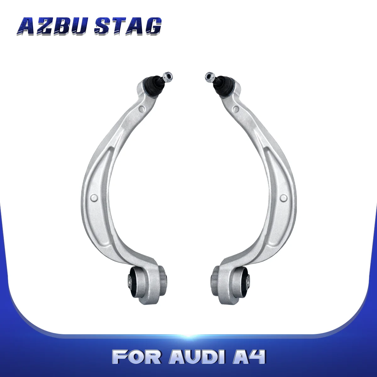 

AzbuStag 2Pcs Front Lower Forward LH RH Suspension Kit Control Arm for Audi A4 A5 S4 S5 2008 2009 2010 2010 2011 2012