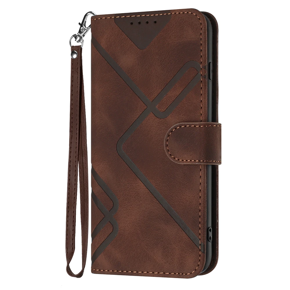 Luxury Leather Phone Case with Card Slot & Flip Wallet Design
