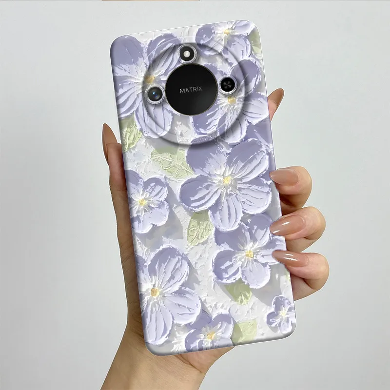 Sweet Painted Silicone Phone Case - Fashion Cartoon Design, Protective & Stylish