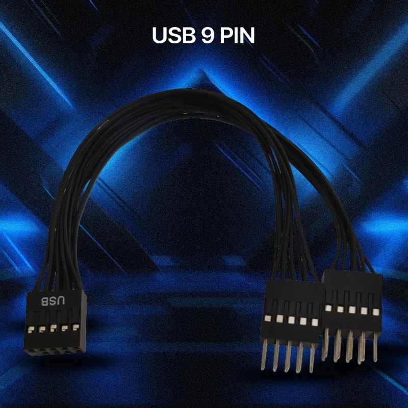 메인 보드 USB 9핀 확장 USB 메인보드 9핀 암-수 1-2 연장기
