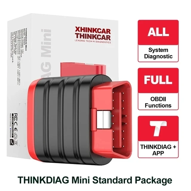 

Новинка, мини-инструмент для диагностики автомобиля THINKCAR THINKDIAG, вся система диагностики автомобилей, бессрочный сканер OBD2, считывание/очистка ошибок кода