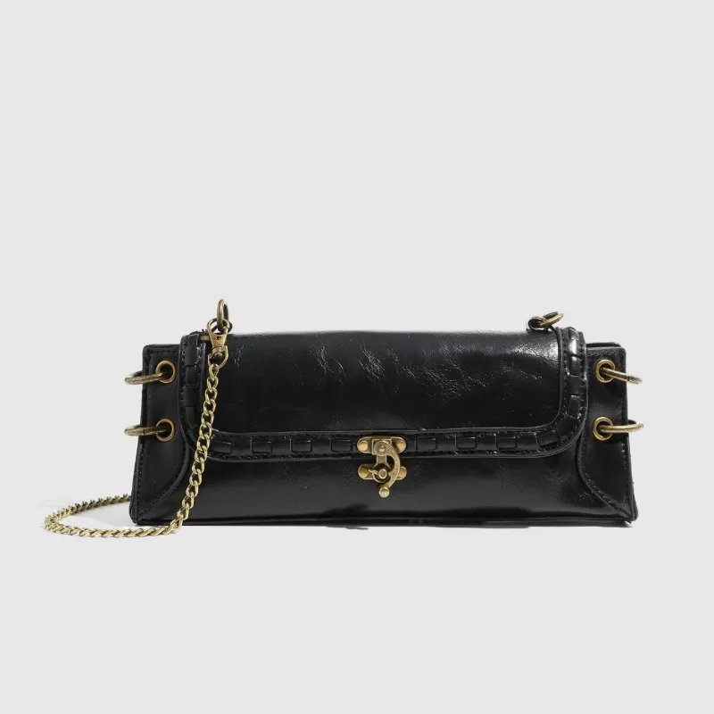 Borse a Tracolla da Donna, Borsa a Spalla, Borsa a Spalla Sottobraccio, Borsa a Catena Trendy, Borsa Piccola Quadrata, Borsetta e Borse Firmate, Borsa da Donna - immagine 6
