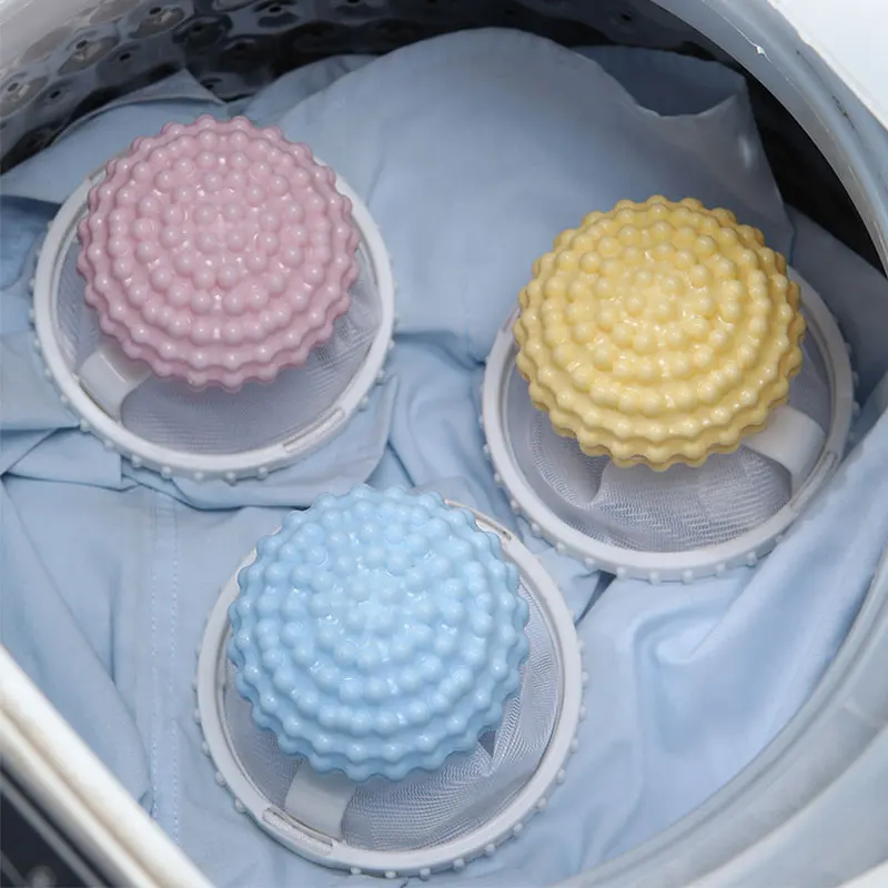 Pet Hair Remover Reusable Ball Wool Collector Cat Hair Remover Pet Fur Catcher Cleaning Tools Laundry Washing Machine Filter Bag