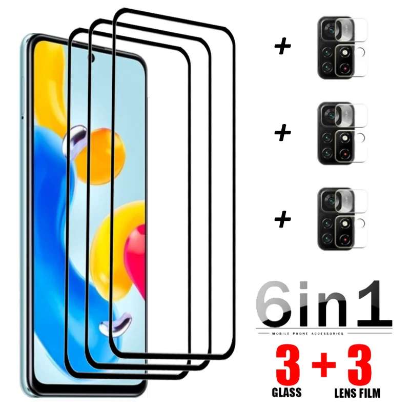 Redmi Note 11 Vetro Temperato, Xiaomi Redmi Note 11S Pellicola Vetro Per Redmi Note 11 Note11 Screen Protector Per Xiomi Note 11 Vetro Accessori Per T