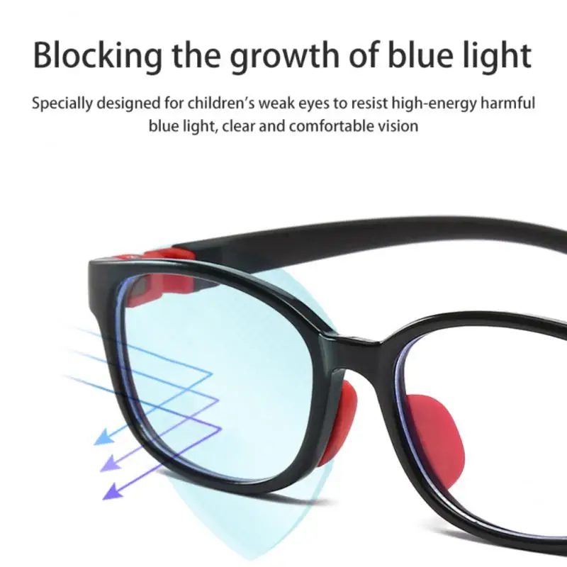 light blocking glasses Anti Blue Light Kids Glasses Frame Detachable Children's Silicone Glasses Frame Boy Girl Protection Eyeglasses Ultra Light Frame blue filter glasses