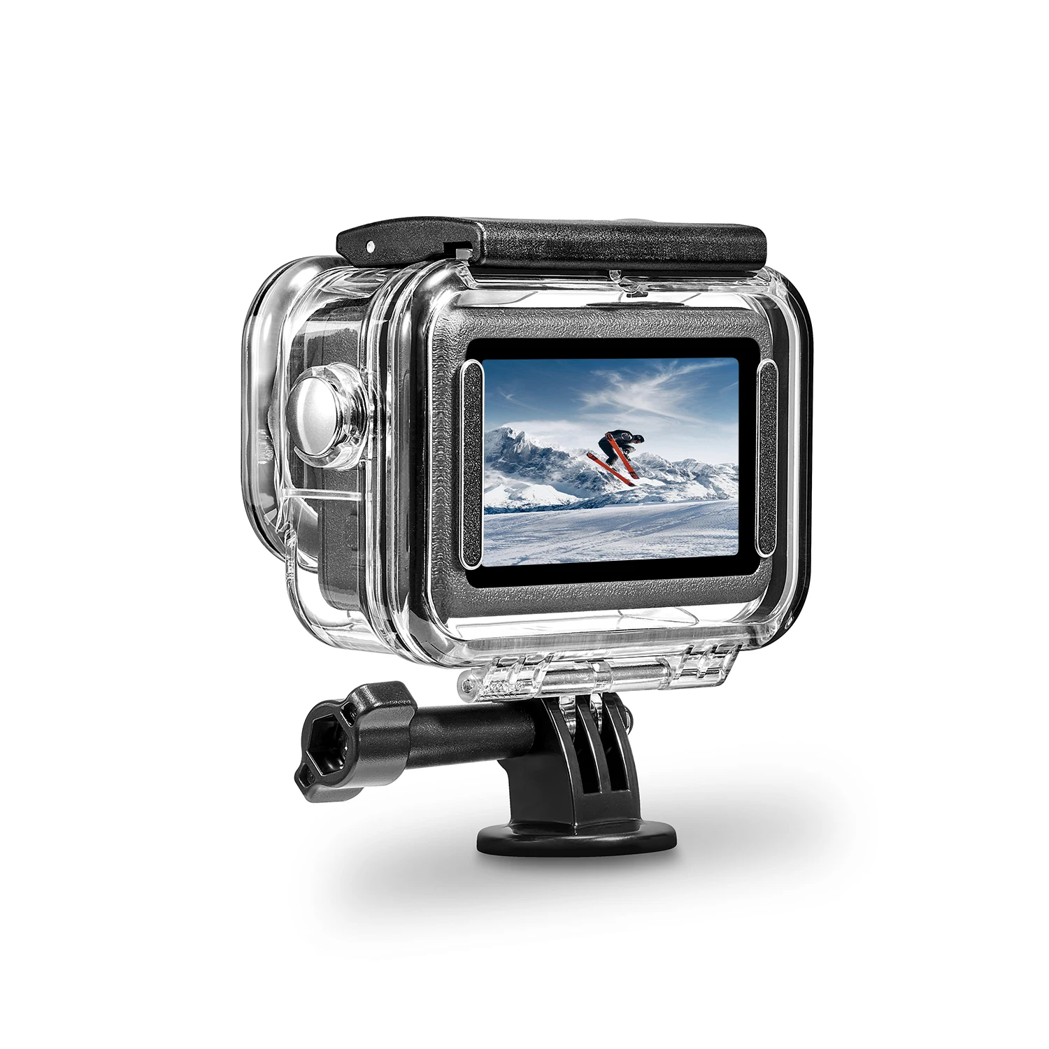 Waterproof Protective Diving Housing Case for Action Cameras - 60M Depth Rating