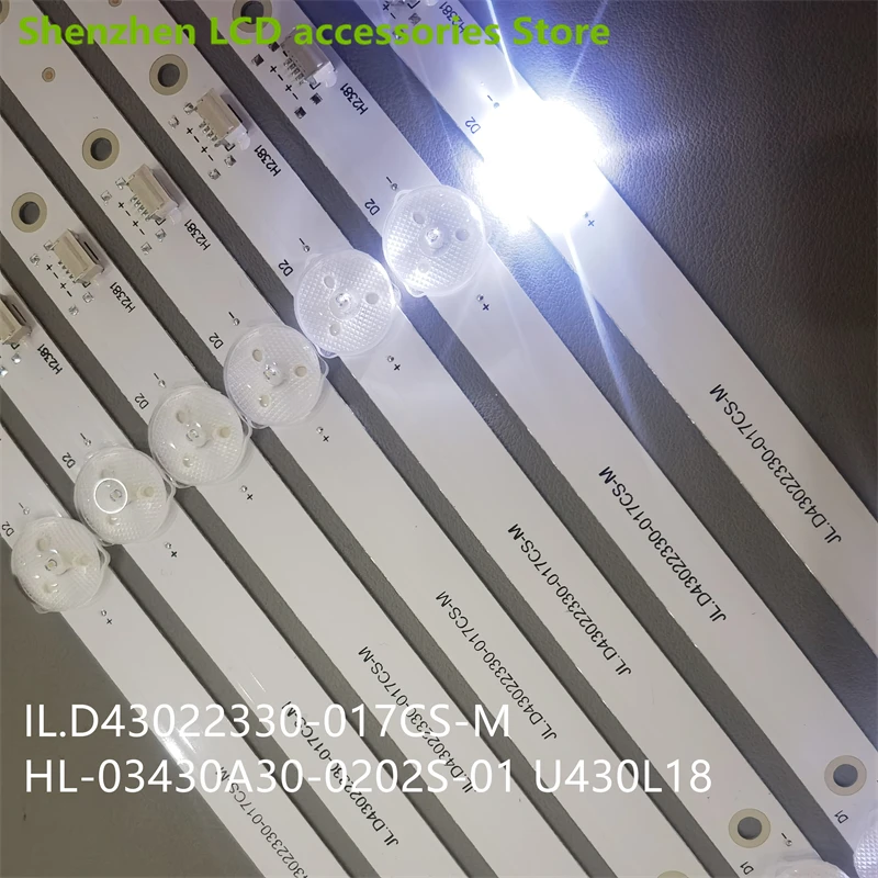 

FOR Brand new for miscellaneous TVs LED17E405 LCD TV light strip JL.D43022330-017CS-M 6v 400MM