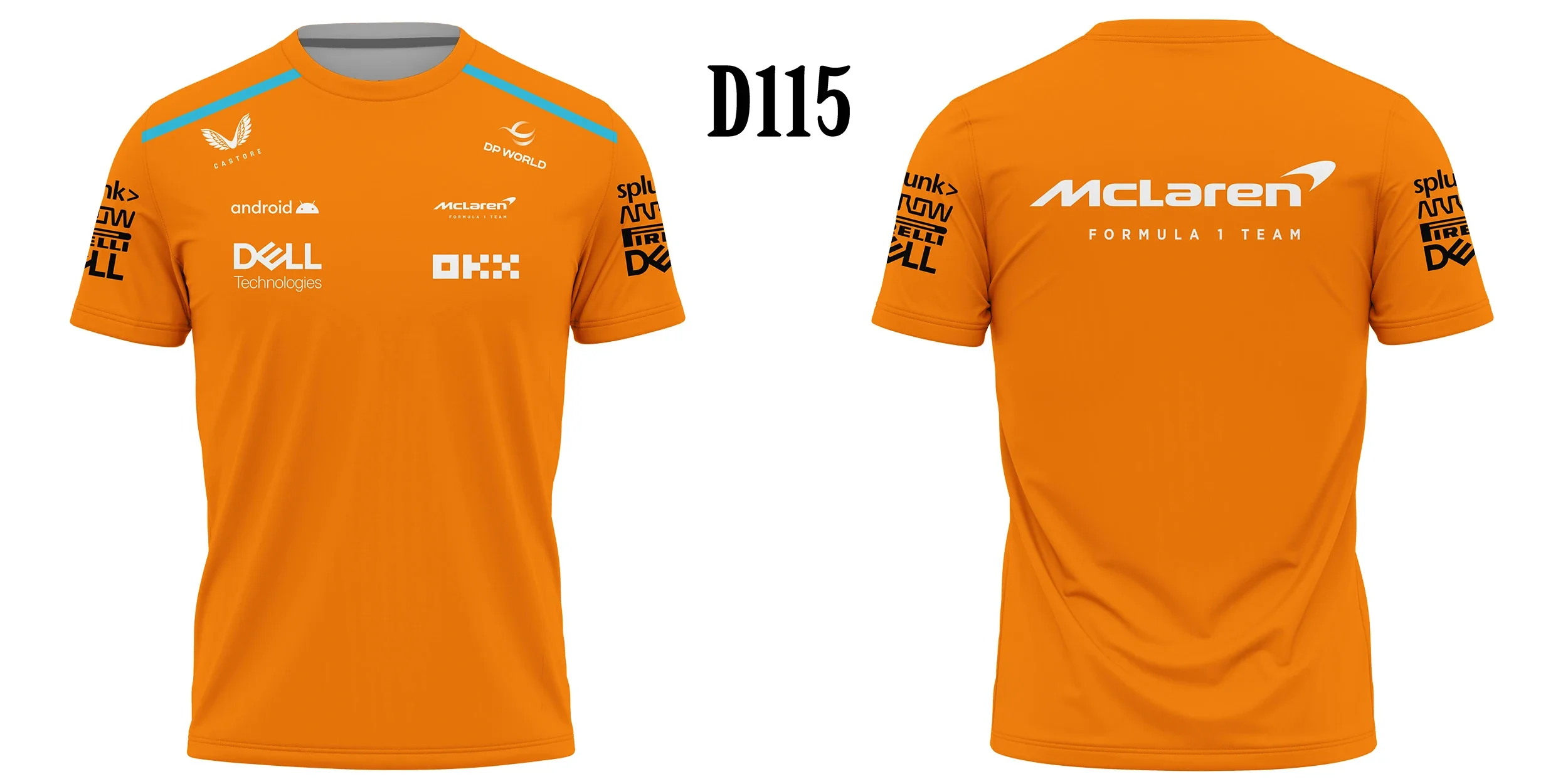 thumbnail image 1 of Traje de equipo de carreras de Fórmula 1 Tejido de alta calidad Ligero y transpirable Camisetas de manga corta con cuello redondo para hombres y mujeres Tops populares, 1 of 5