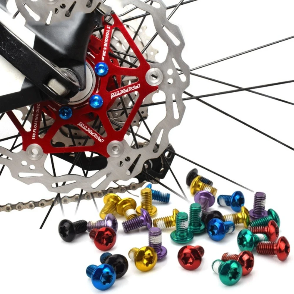 12PCSMTBBicycleM5x10mmScrewsStainlessSteelT25CycleBicycleBrakeDiscBoltsScrewMountainBikeDiscBrakeRotorBolts-AliExpress