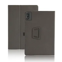 Leather Magnetic Full Coverage Tablet Case with Enhanced Fall Protection for Blackview MEGA2 12IN (Black)