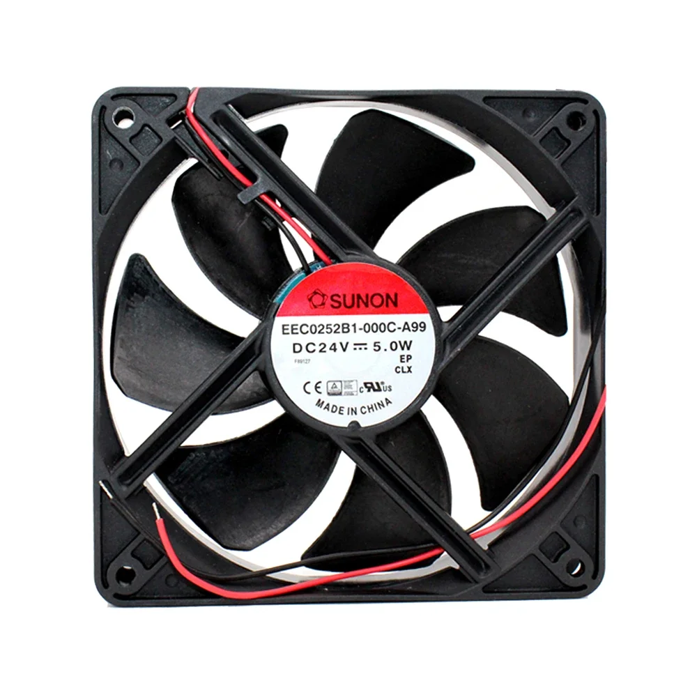 

New original SUNON EEC0252B3-000C-A99 24V 2.0W 12025 12CM cooling fan