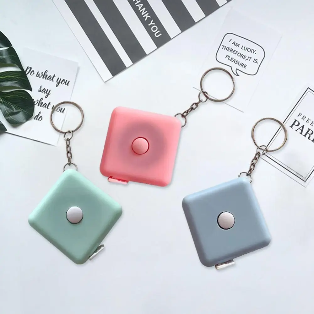 Tape Measure Retractable Mini Tape Measure Gift Portable Plastic Measurements Tool Square Measure Clothes Measuring Tape
