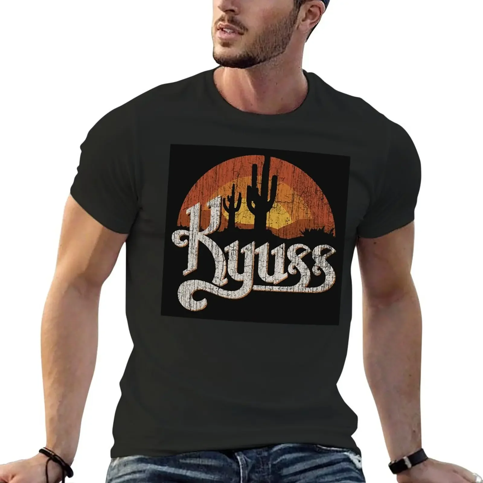 

kyuss T-Shirt tees heavyweights summer top Men's t-shirt