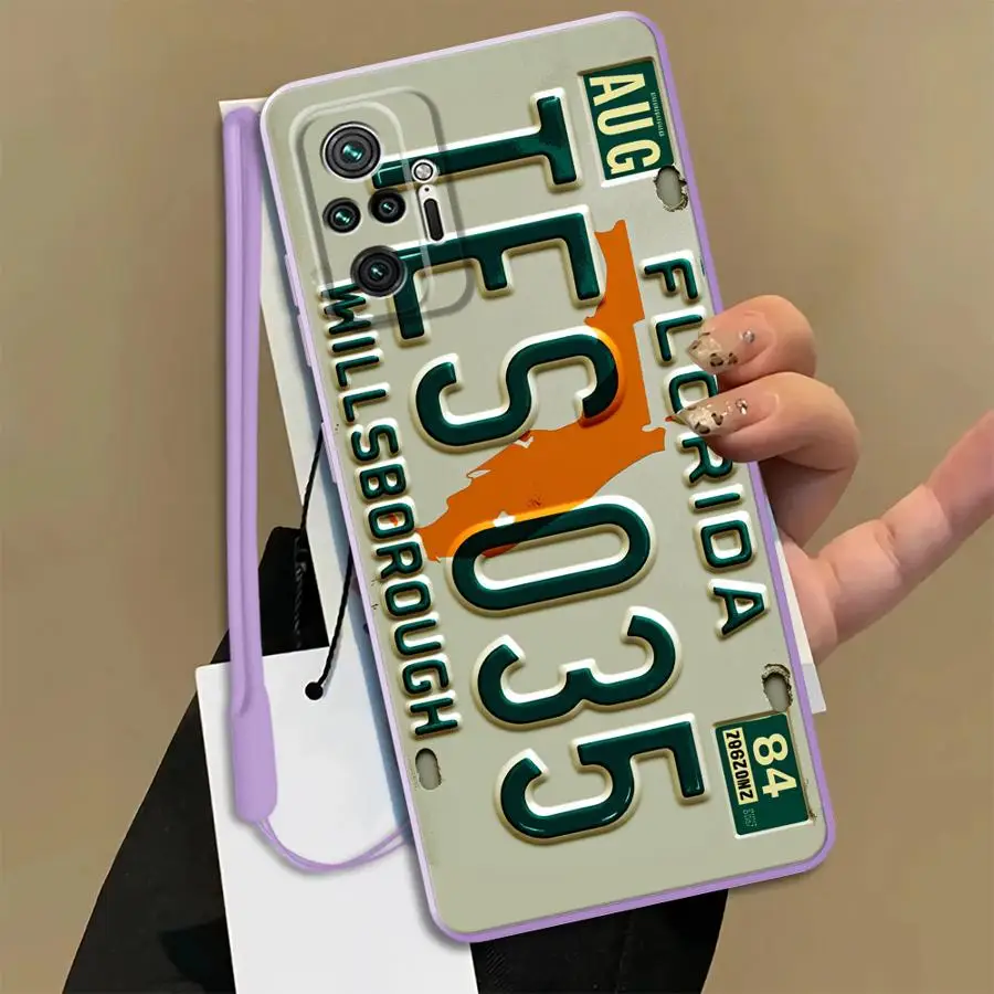 Vintage License Plate Design Phone Cover Case