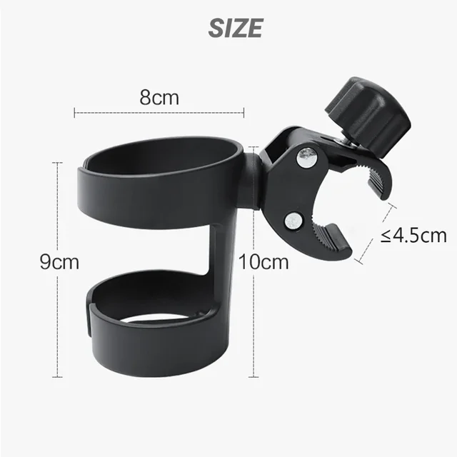 Baby Stroller Cup Holder Universal Children Bicycle Bottle Rack Infant Feeding Bottle Beverage Cup Holder Stroller Accessories 4