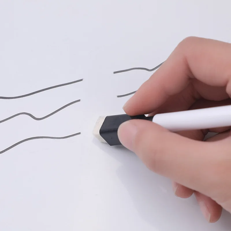 Set di 8 Pennarelli Magnetici e Non Magnetici per Lavagna con Cappuccio Cancellabile, Penne Cancellabili a Secco per Frigorifero, Lavagna in Vetro, Scuola, Ufficio, Caffetteria - immagine 6