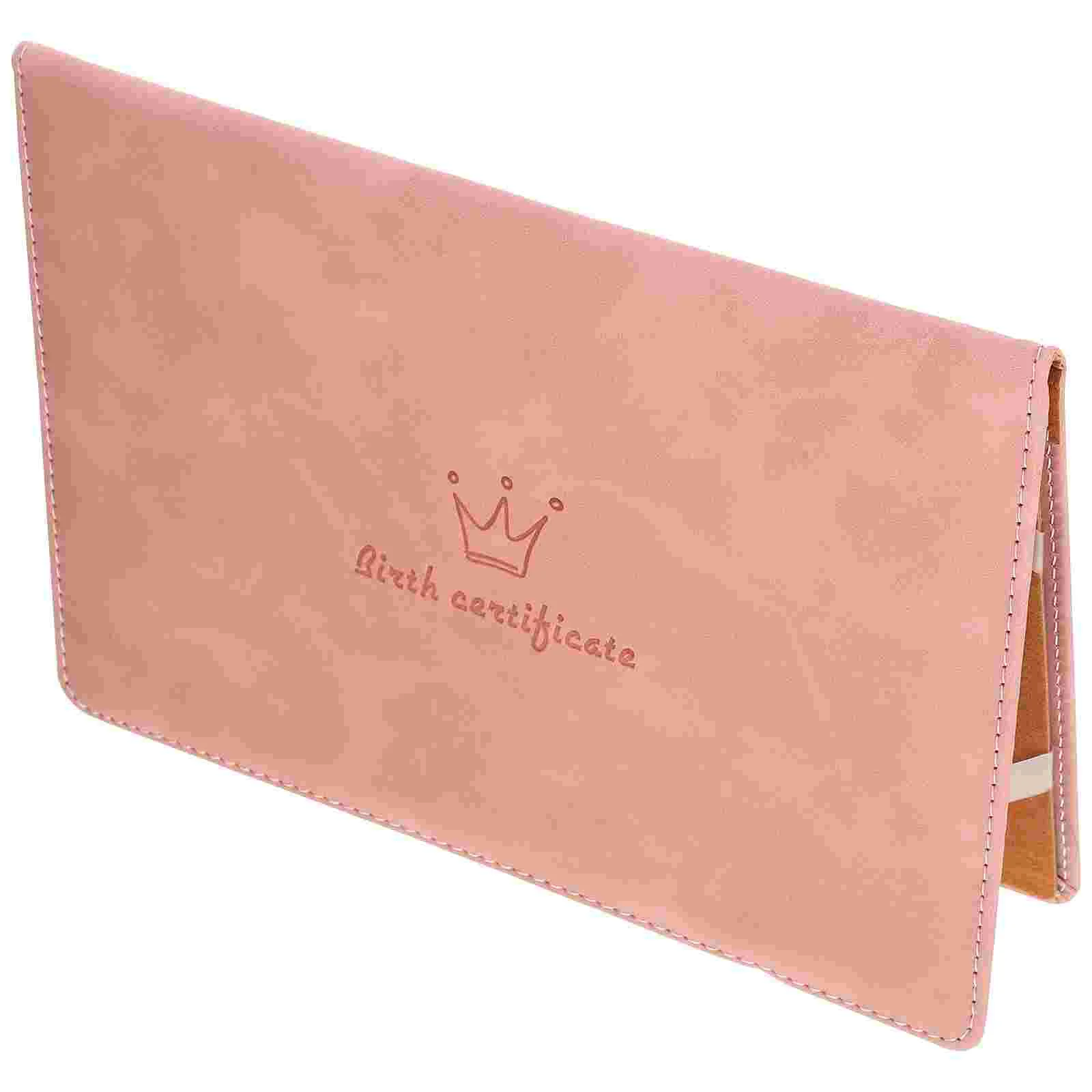 

File Folders Birth Certificate Cover for Protective Sleeve Protection Protector Holder Baby