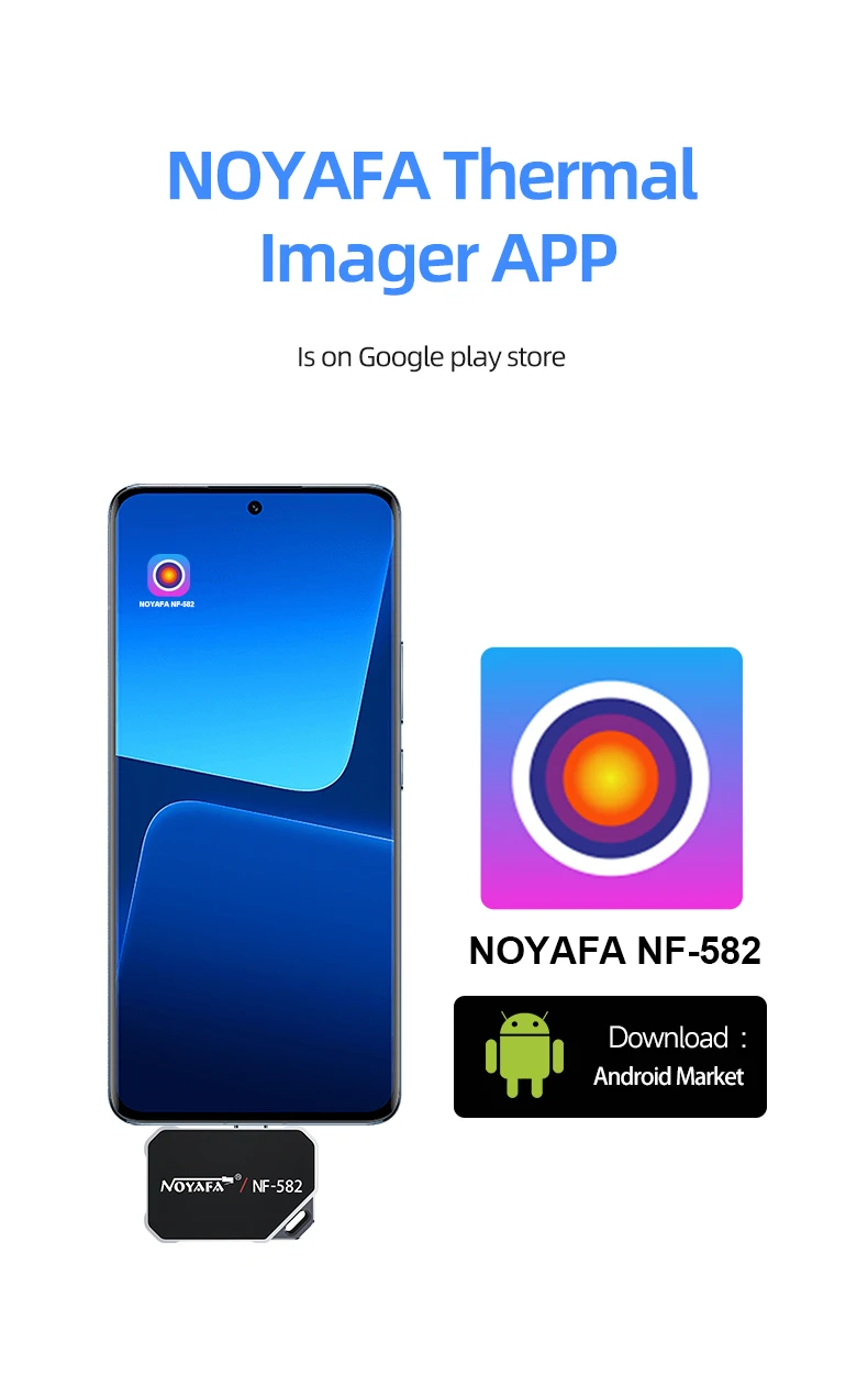 NOYAFA Thermal Imaging Camera 80x62 IR Infrared Thermal Imager -20℃~550℃ Thermal