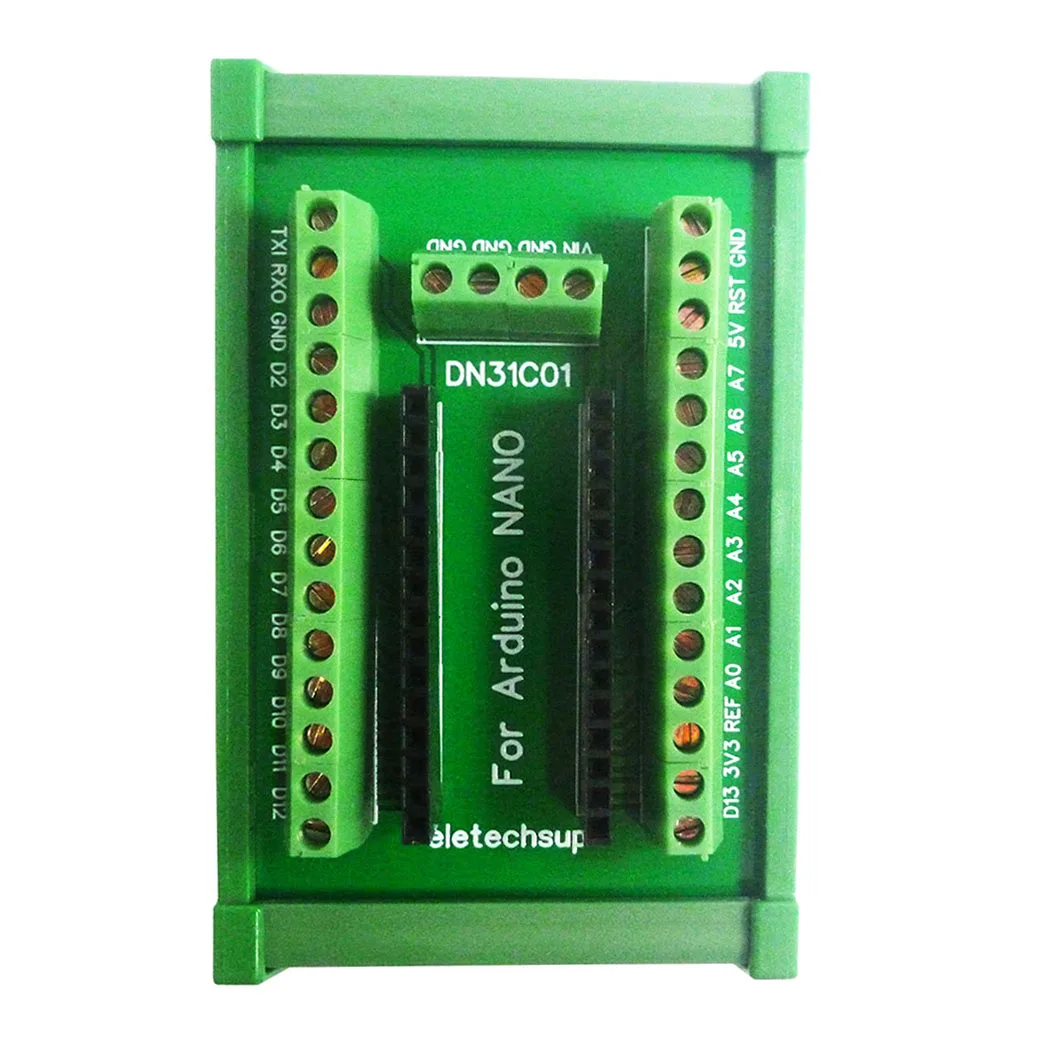 Фото ABD1A01 DN31C01 DNPRO11 монтажный винтовой клеммный блок с DIN-рейкой, модуль адаптера для Arduino UNO/MEGA2560/NANO/Pro mini Board №5