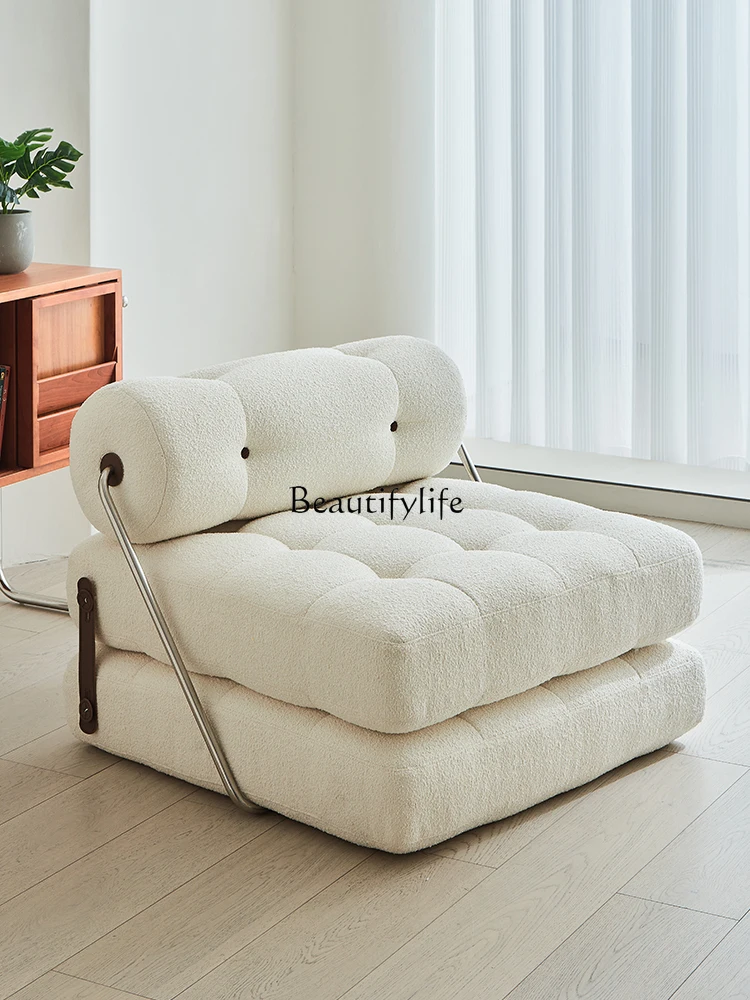 

Sofa Bed Dual-Use Living Room Couch Middle-Ancient Comb Single Folding Bed