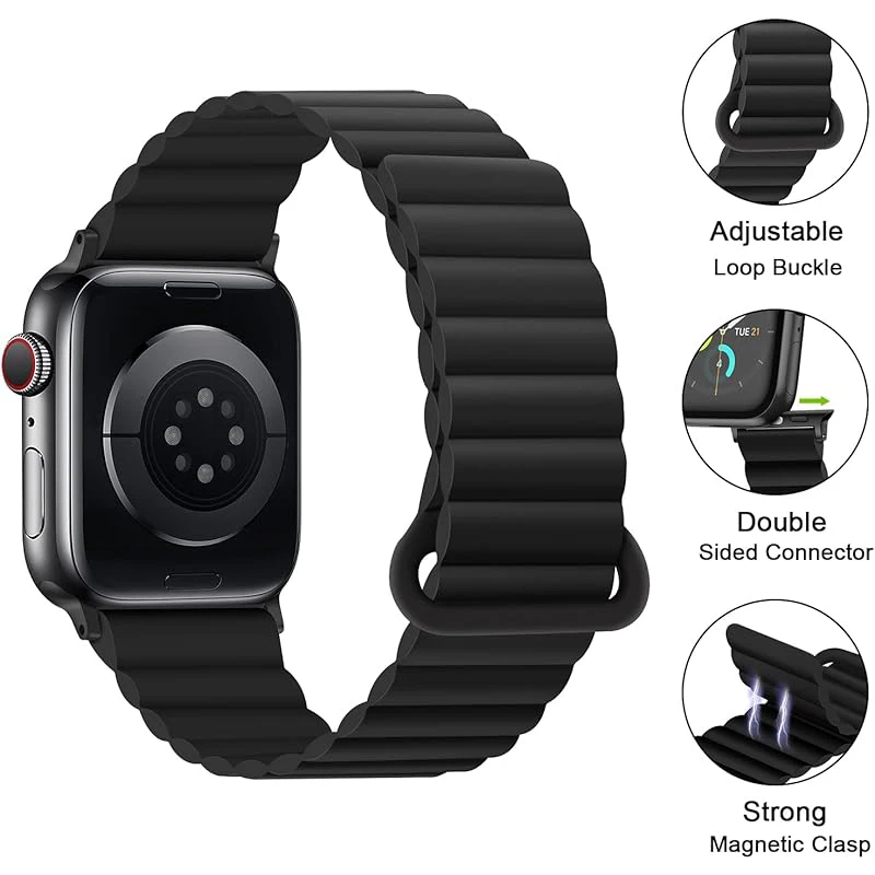 Magnetic Silicone Sport Bracelet