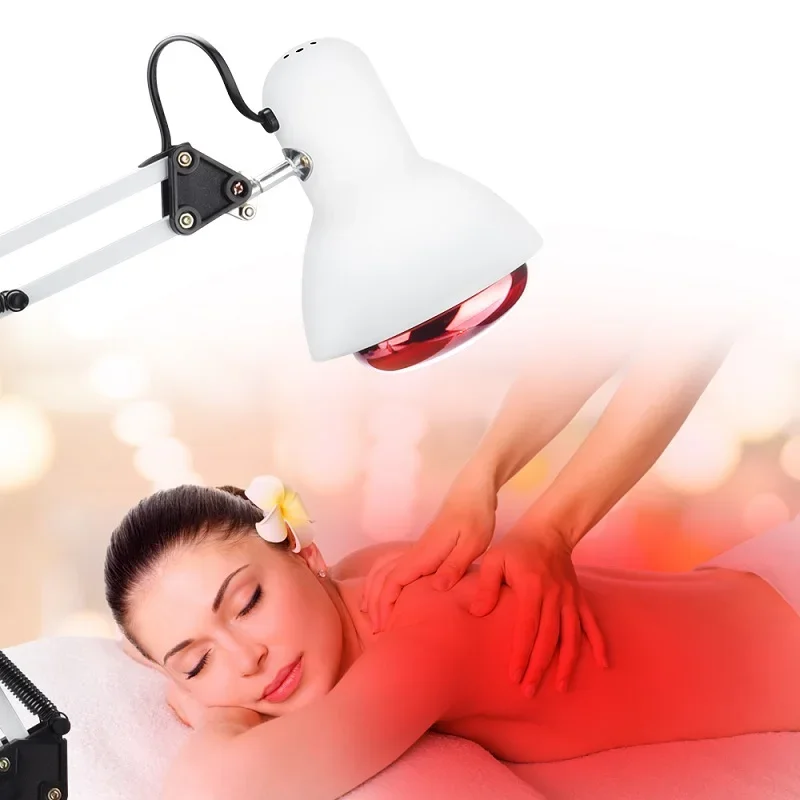 150W Infrared Heating Physiotherapy Lamp for Rheumatism, Pain Relief Beauty Infrared Heating Physiotherapy Lamp 110-220V