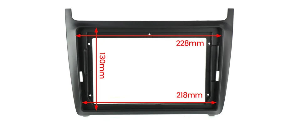 9 zoll Auto Radio Rahmen Für VW Volkswagen Polo 5 Golf Passat GPS Dash Mount Kit Installieren Panel Adapter Abdeckung fascia Kabel Canbus – Detail 3