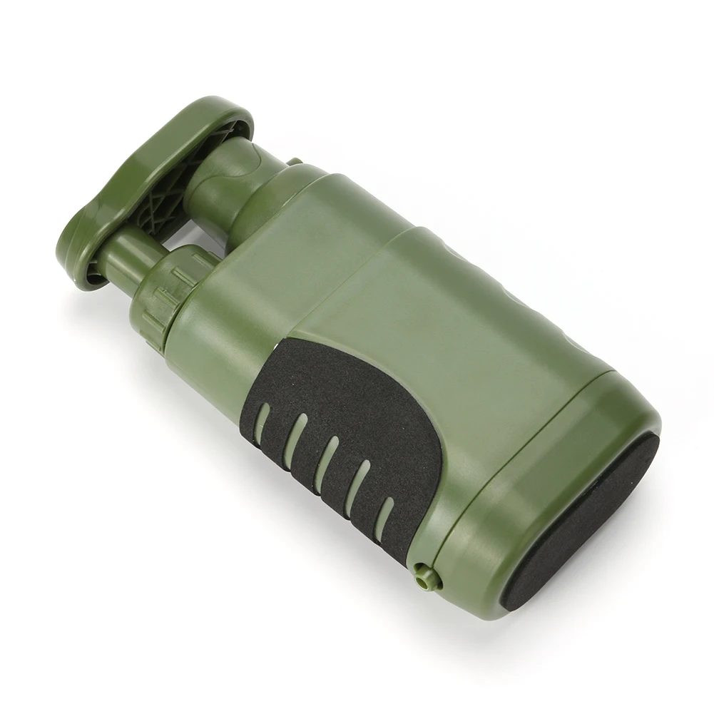 Outdoor Water Filter Portable Water Filtering Equipment Hand Operated Survival Filter 1400ml/min for Outdoor Travel