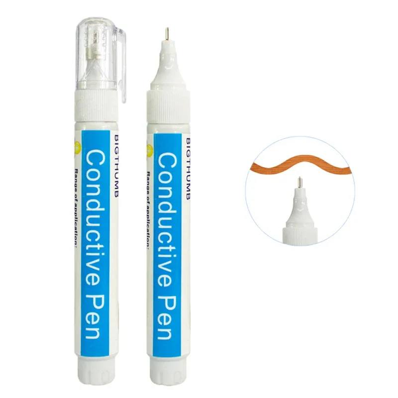 Circuit Repair Conductive Paint Pen Children Education Physics Teaching Circuit Design Strong Adhesion Paint Silver Paste Pen