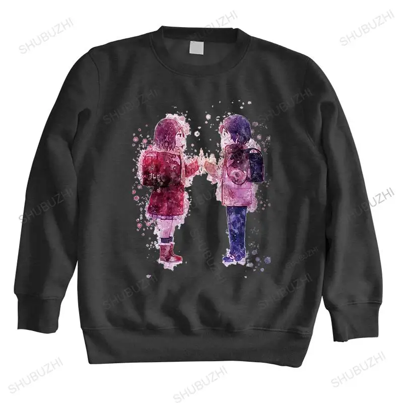 

warm brand sweatshirt men casual hoody Erased Anime sweatshirt Unisex Cotton hoodie Manga Gift Quality N1322 Plus Size hoodies