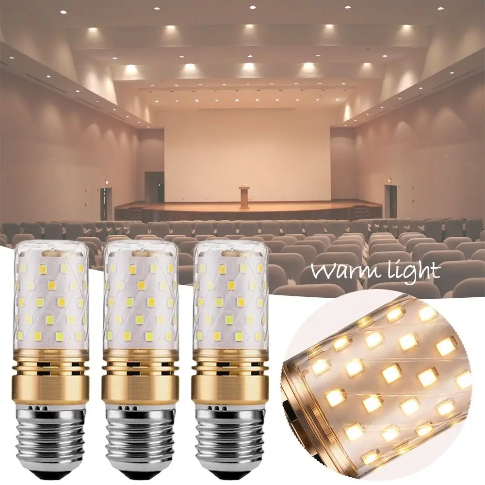 

New Warm light E27 Corn Bulb No Flicker Chandelier Candle LED