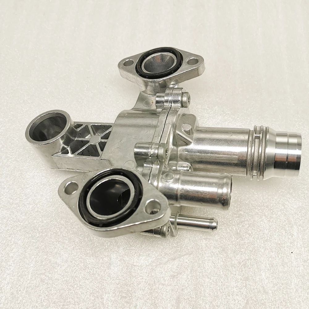 Aluminium Thermostaat Lr 0733772 for Landbereik Rover Sport Discovery Lr3 Lr4 2.7 3.0 Diesel Behuizing Waterafvoer