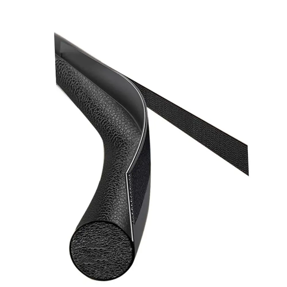 Premium Leather Door Seal Strip - Windproof, Sound Insulating, and Wear-Resistant Draft Stopper