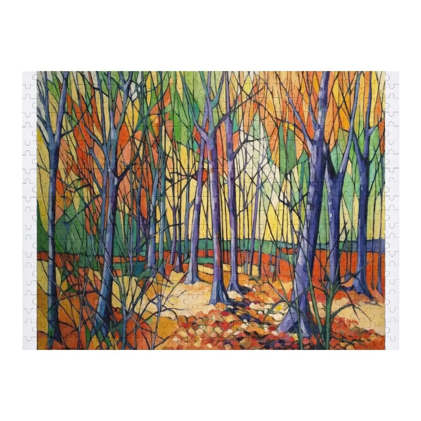 

‘Autumn Tiergarten, Berlin’ oil on canvas. Jigsaw Puzzle Personalized Wooden Name Wood Animals Personalised Toys Anime Puzzle