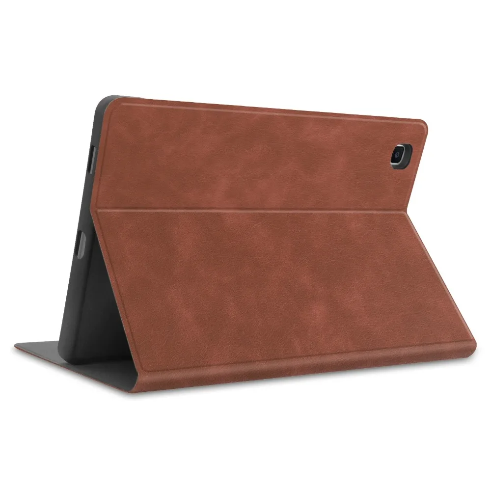 Premium Leather Tablet Case with Pencil Holder and Auto Sleep/Wake Feature
