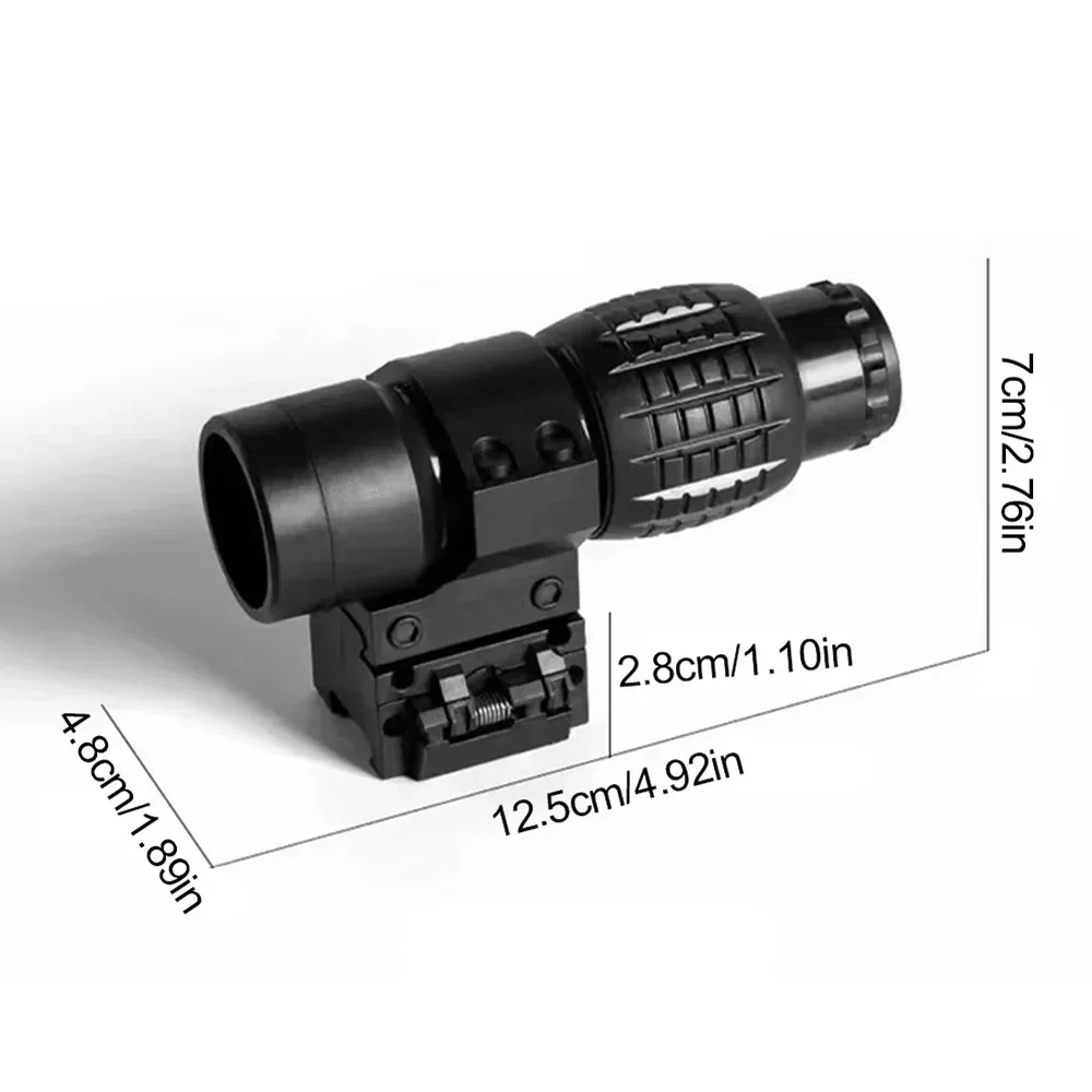 4X Pineapple Telescope Adjustable Magnifier Quick Release Sight Toy Gun Scope Outdoor Shooting Accessories 20-21mm Rail telescope binoculars spotting scope optics equipment