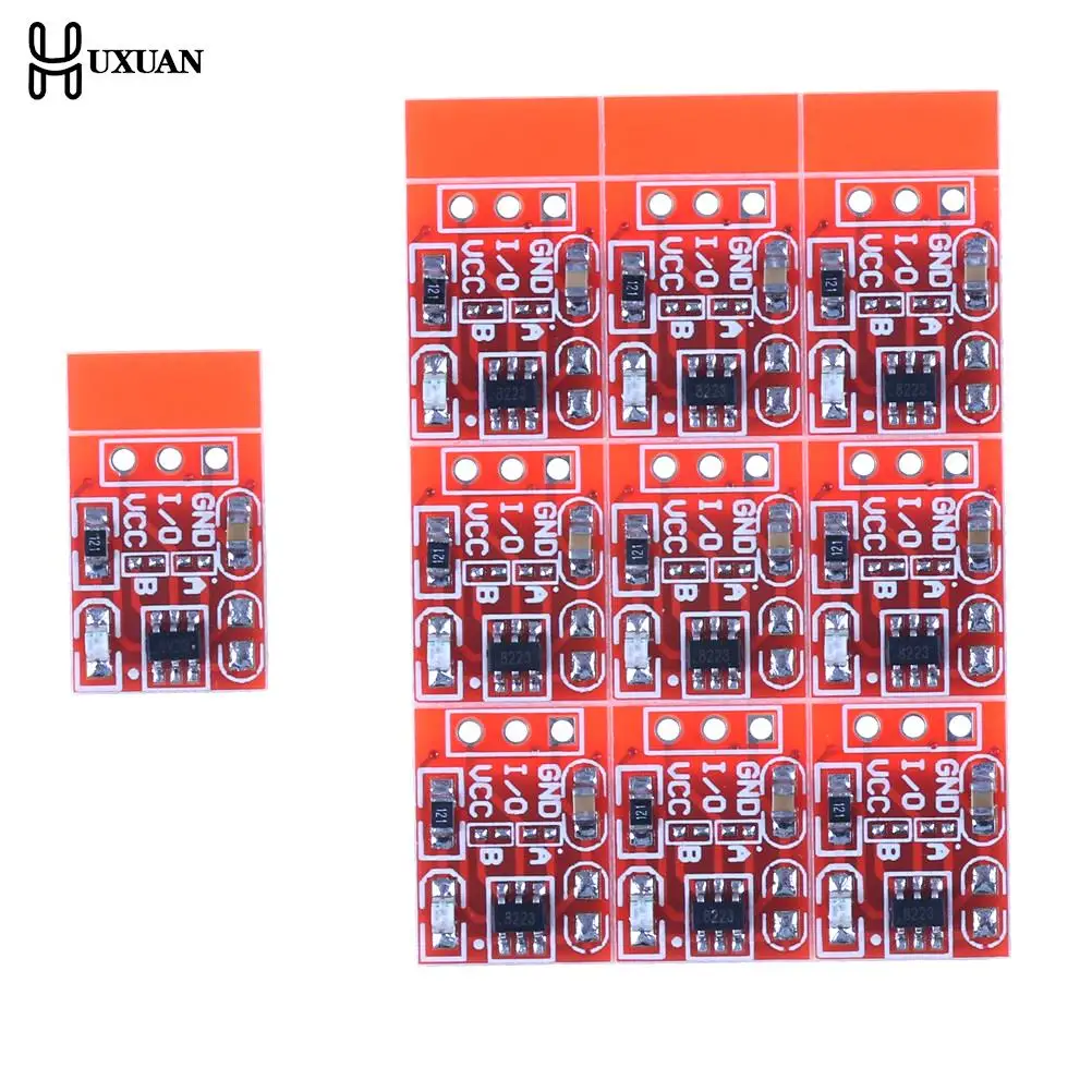 Composants Arduino Module Tactile TTP223B - 10PCS Avec Câbles - Capteur Capacitif 2-5.5V Arduino Commutateur Tactile Numérique