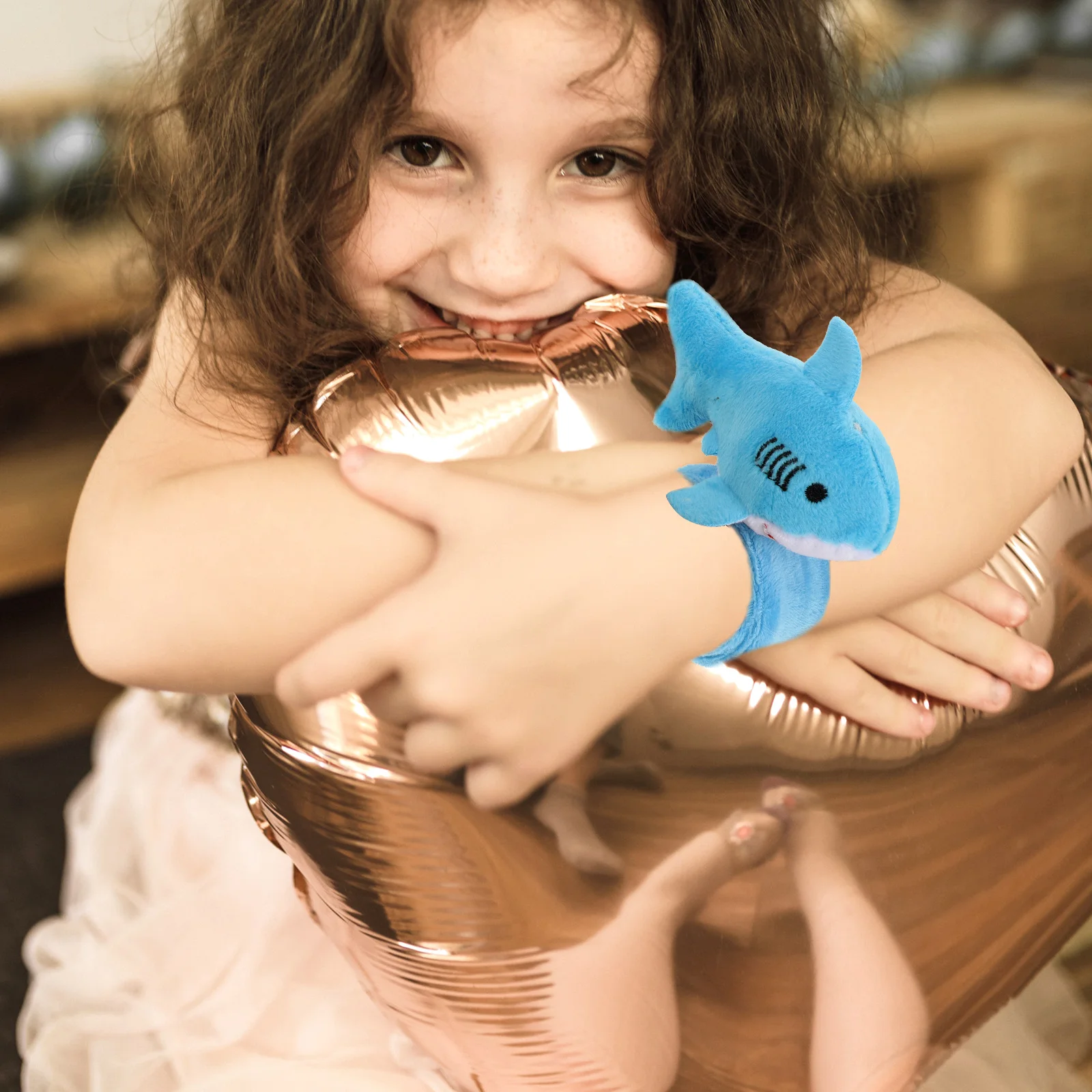

Shark Slap Bracelets Plush Slap Bands Children Stuffed Animal Bracelets